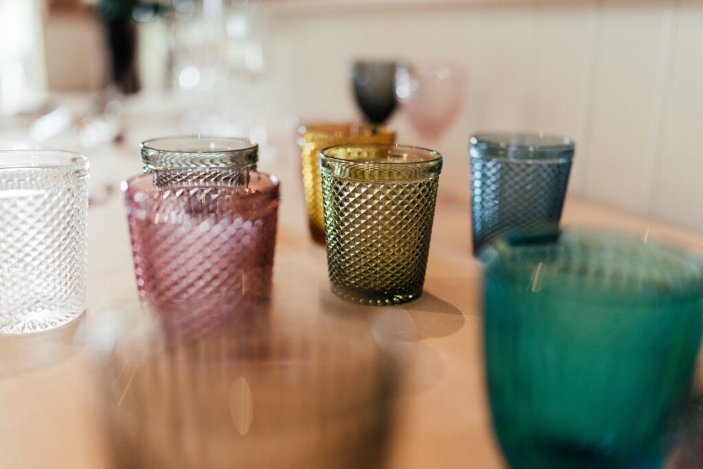 Wedding Glassware | Unique Norfolk Venues